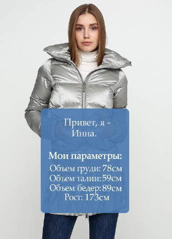 Серебряная зимняя куртка Ralph Lauren
