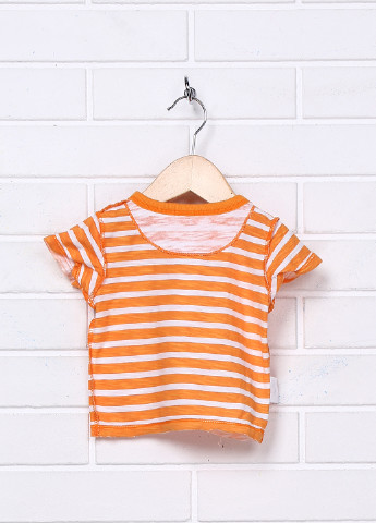 Оранжевая летняя футболка с коротким рукавом Carter's