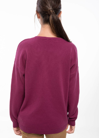 Пурпурный демисезонный свитер джемпер DeFacto