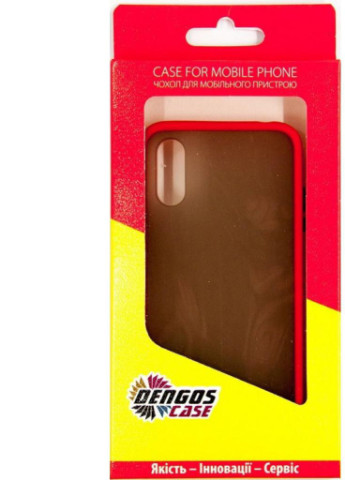 Чохол для мобільного телефону (смартфону) Samsung Galaxy A01 (red) (DG-TPU-MATT-33) DENGOS (201493719)