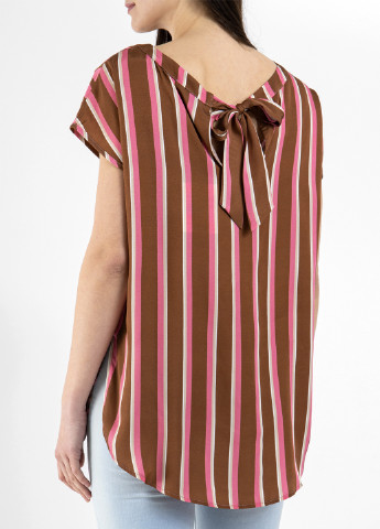 Комбинированная летняя блуза BEATRICE
