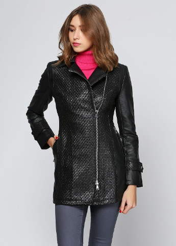 Черная демисезонная куртка B.Style