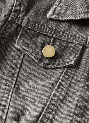 Світло-сіра демісезонна куртка SHEIN