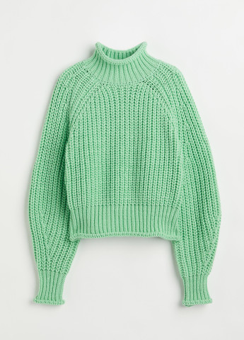 Зелений демісезонний светр H&M