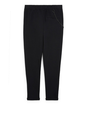 Черные кэжуал демисезонные зауженные брюки C&A