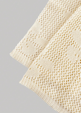 Кремовое пляжное платье с открытой спиной SHEIN однотонное