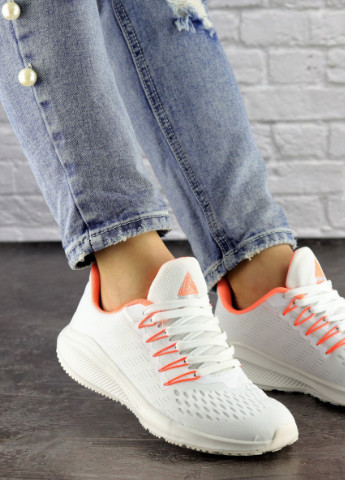 Цветные демисезонные женские кроссовки nounours 1480 белый Fashion