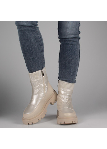 Зимние женские ботинки на низком ходу 198678 Meglias тканевые
