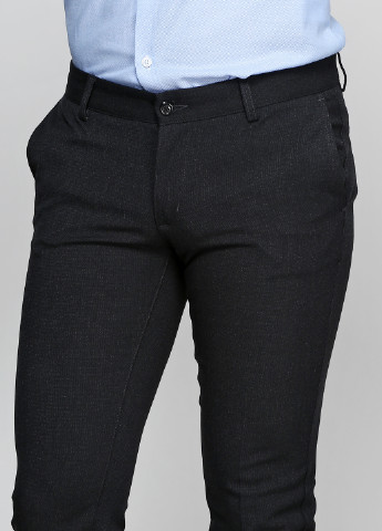 Темно-серые кэжуал демисезонные зауженные брюки MAKSYMIV