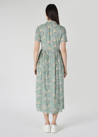 Оливковое кэжуал платье рубашка Colin's с цветочным принтом