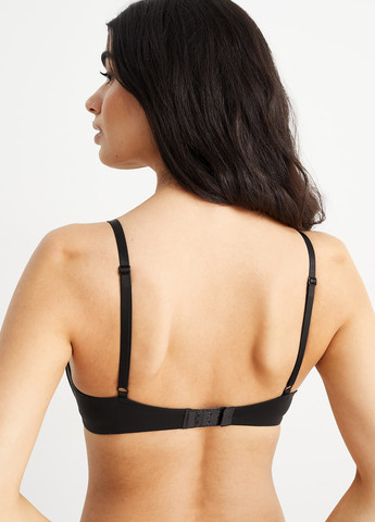 Чорний балконет бюстгальтер C&A без кісточок поліамід