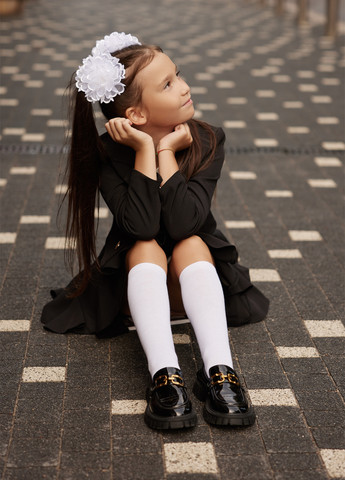 Гольфы детские белые однотонные Mo Ko Ko Socks (253853680)