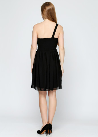 Черное коктейльное платье Cache Cache однотонное