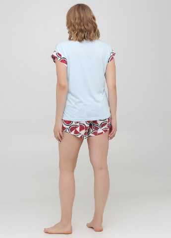 Мятная всесезон пижама (футболка, шорты) футболка + шорты mihra