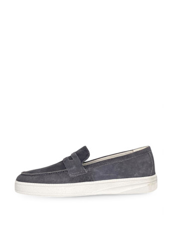 Meego Туфли лоферы серый з натуральная замша, румыния — демисезон (327842018)