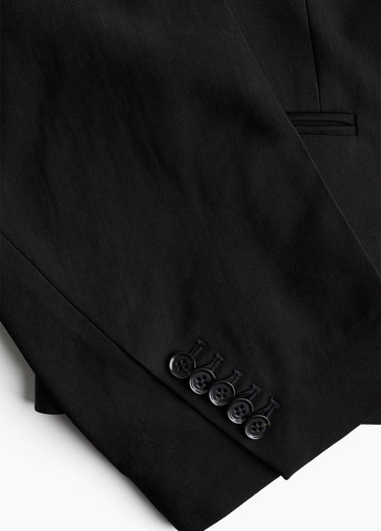 Черный женский жакет H&M однотонный - демисезонный