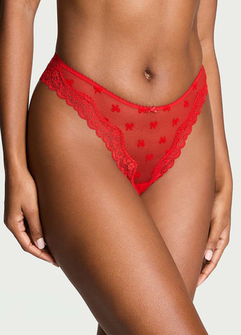 Красный демисезонный комплект (бюстгальтер, трусики) Victoria's Secret