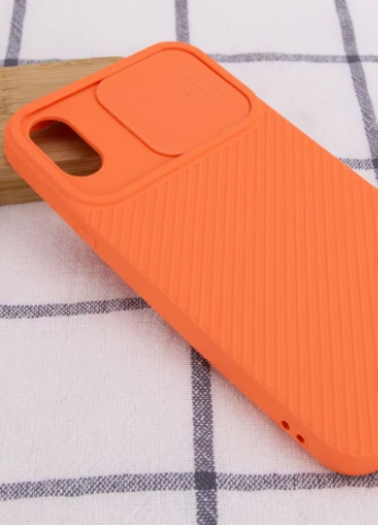 Чохол Camshield Square TPU зі шторкою для камери для Apple iPhone XS Max (6.5 ') Помаранчевий (is_00000042554_6) Epik (229726505)