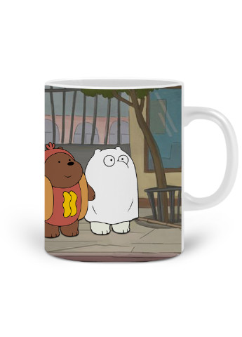 Кружка Вся правда про ведмедів (We Bare Bears) 330 мл горнятко керамічне (20259-2905) MobiPrint (224806200)