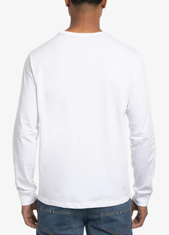 Белый демисезонный кэжуал лонгслив U.S. Polo Assn. однотонный