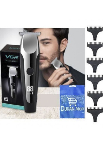 Акумуляторна машинка для стрижки V-059 5 Вт знімні насадки 4 шт VGR (253103274)