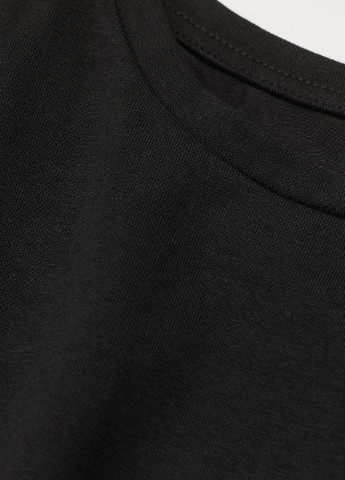 Черное кэжуал платье H&M однотонное