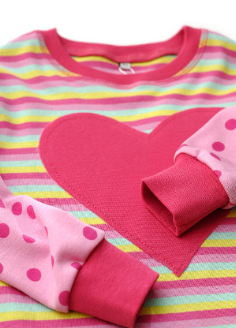 Розовая всесезон пижама (свитшот, брюки) ArDoMi