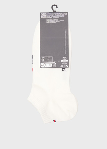 Білі шкарпетки (2 пари) Tommy Hilfiger логотипи (347246544)