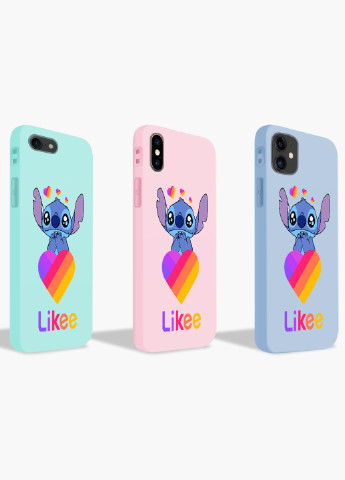 Чехол силиконовый Apple Iphone X Стич Лайк (Stitch Likee) (6129-1596) MobiPrint (219537145)