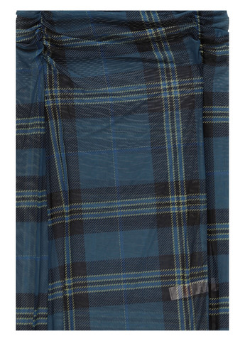 Синее кэжуал платье New Girl Order в клетку