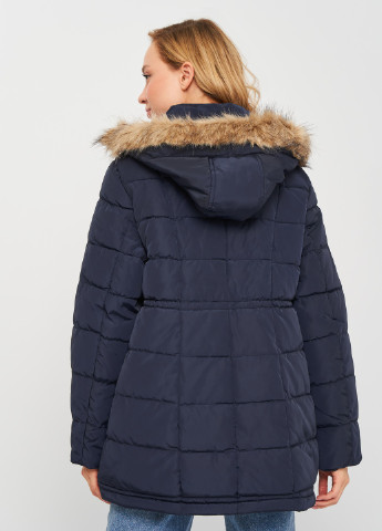 Темно-синяя зимняя куртка для беременных H&M
