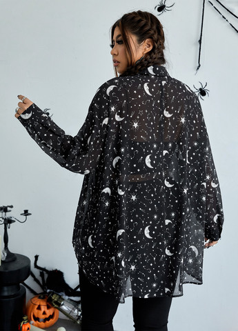 Чёрная блуза SHEIN