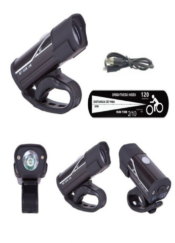 Велосипедний ліхтар - фара WD-422 T6 акумуляторний на кермо велосипеда велофара з 3-ма режимами Чорний No Brand (254016370)