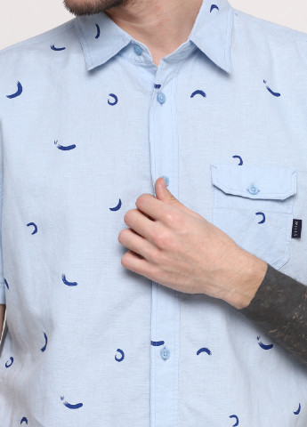 Голубой кэжуал рубашка с абстрактным узором Jack Wills