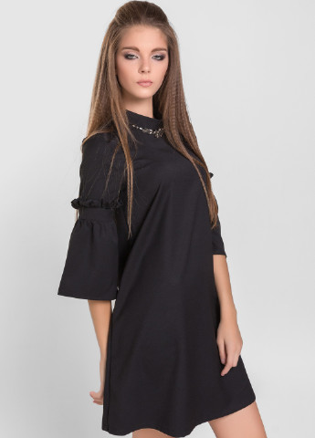 Черное кэжуал платье Azuri