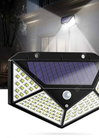 Комплект ліхтарів 8 шт на сонячній батареї Motion 100 LED з датчиком Solar (236127146)