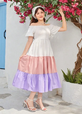 Комбінована сукня SHEIN (330487957)