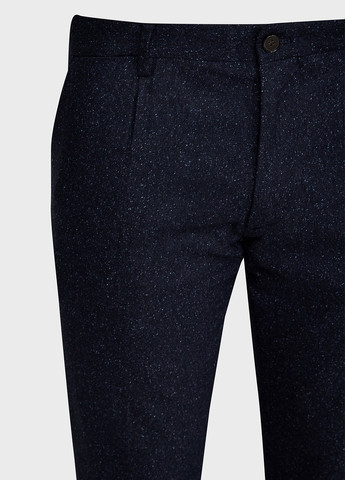Темно-синие кэжуал демисезонные классические, зауженные брюки Tommy Hilfiger