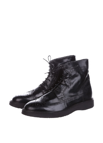 Черные осенние ботинки броги Liu-Jo