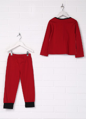 Червона всесезон піжама (лонгслів, брюки) Disney