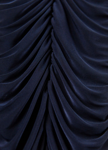 Темно-синя вечірня сукня Lipsy однотонна