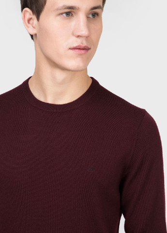 Темно-бордовый демисезонный джемпер джемпер Calvin Klein