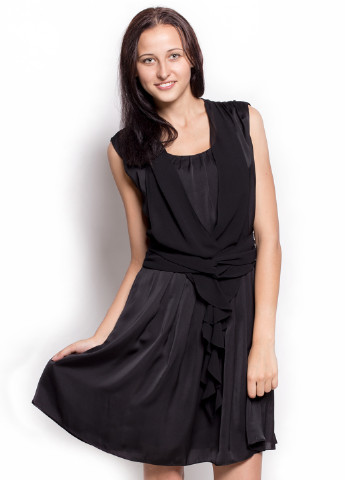 Черное кэжуал платье Fornarina однотонное