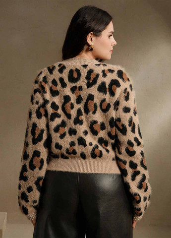 Бежевий зимовий джемпер джемпер SHEIN