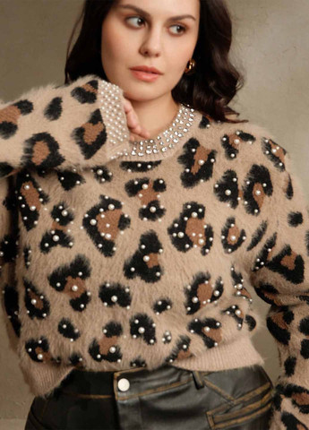 Бежевий зимовий джемпер джемпер SHEIN