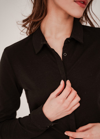 Черная демисезонная блуза Promin.
