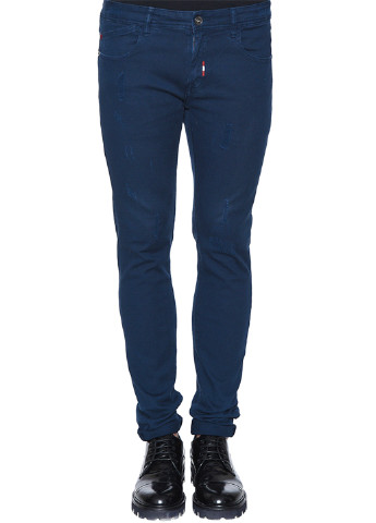 Синие демисезонные джинсы Marville