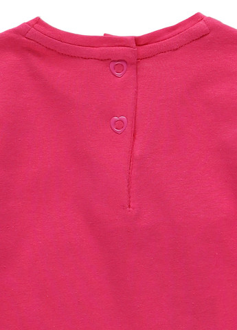 Розовый демисезонный кэжуал лонгслив Chicco с сердечками