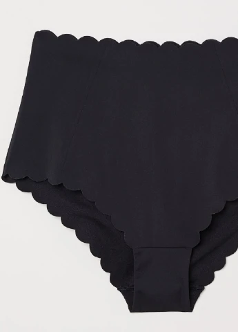 Черные купальные трусики однотонные H&M