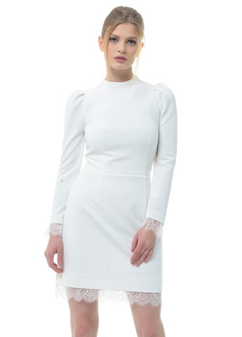 Білий кежуал сукня Arefeva однотонна